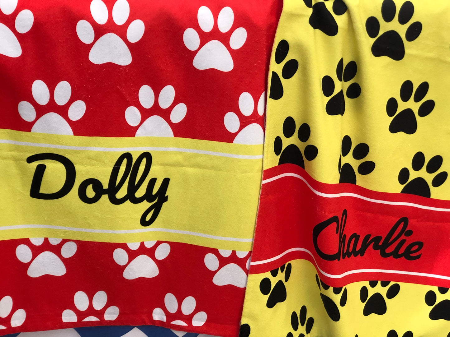 Build a Beach Towel - PAWS - Custom Beachtowel