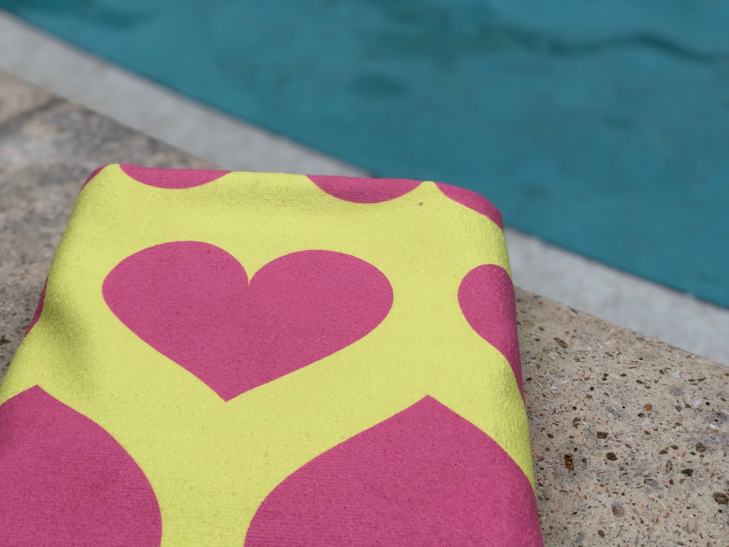 Build a Beach Towel - HEARTS - Custom Beachtowel