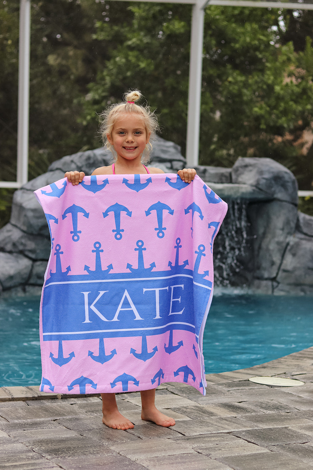 Custom Beach Towel by Pontoon Girl® - Virtual Beach Towel Generator