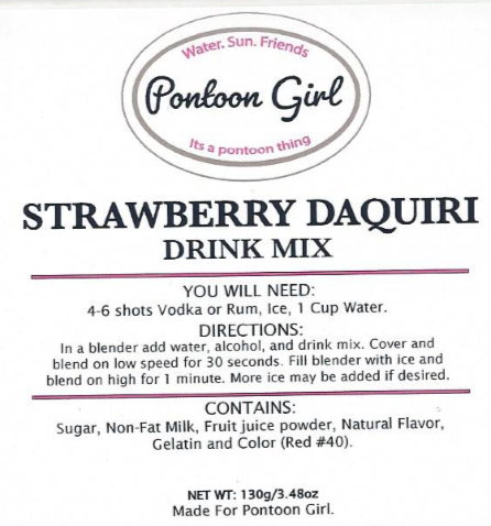Just Add Boat - Drink Mix - Strawberry Daquri