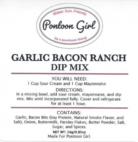 Just Add Boat - Dip Mix - Garlic Bacon Ranch