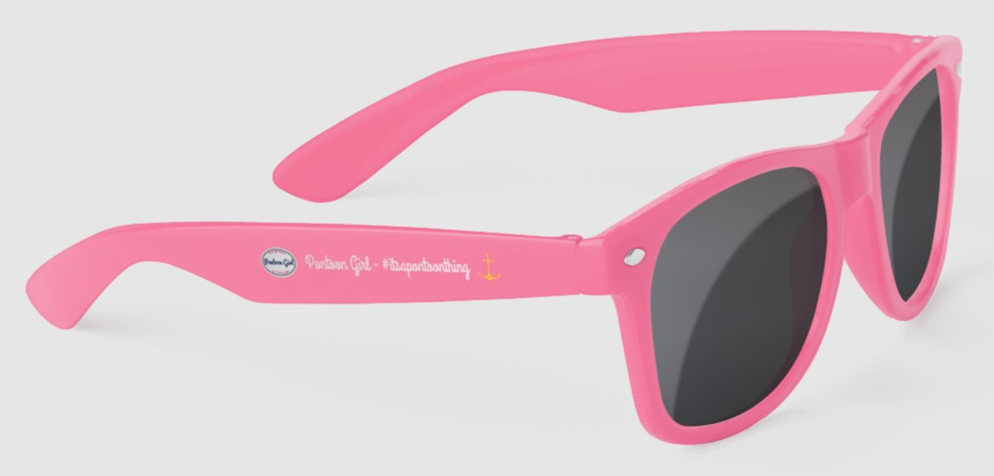 Pontoon Girl Sunglasses - Sunnies for your boat ride! - Ideal shades or your friends on your toon