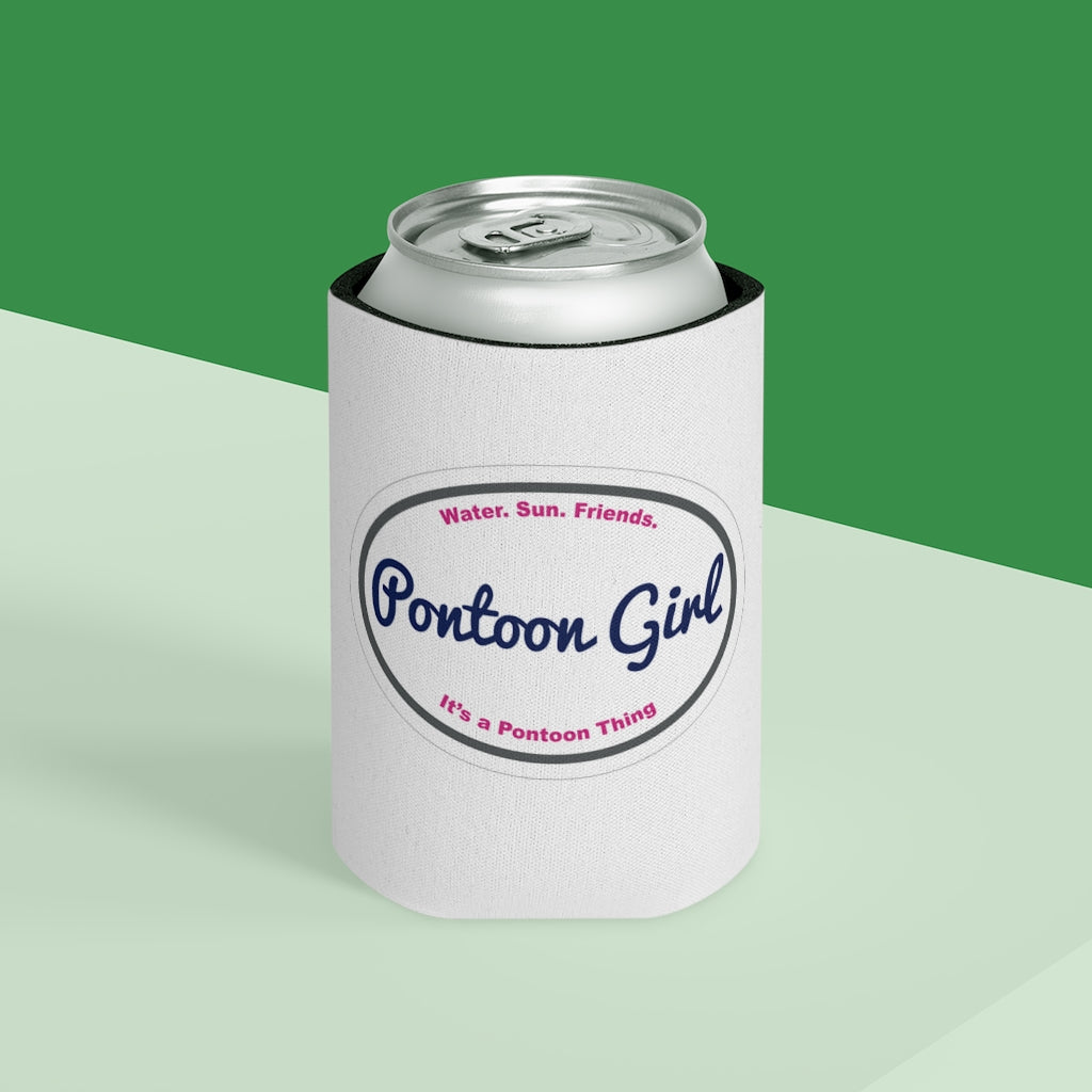 Classic Pontoon Girl - Can Cooler