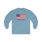 Pontoon Girl - Red White and Toon - Classic Flag Long Sleeve T Shirt