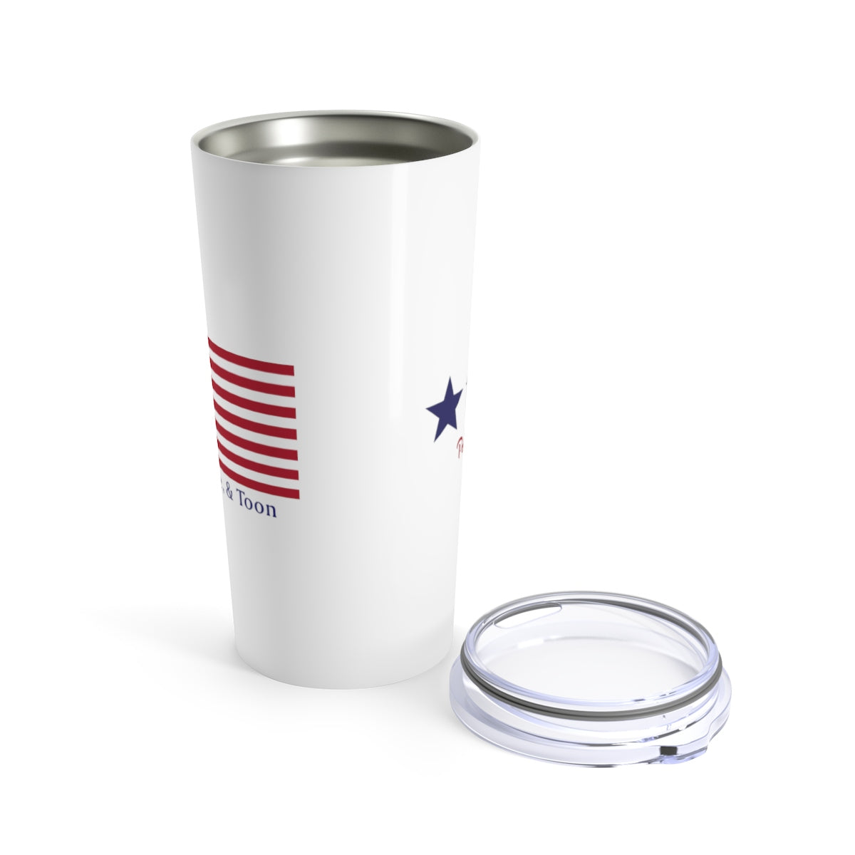 Pontoon Girl - Classic Flag Tumbler - Red White and Toon