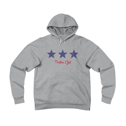 Pontoon Girl - Red White and Toon - Classic Flag Hoodie