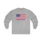 Pontoon Girl - Red White and Toon - Classic Flag Long Sleeve T Shirt