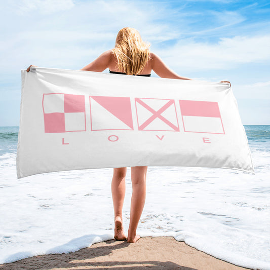 Love Nautical Towel - the Calming Seas by Pontoon Girl®