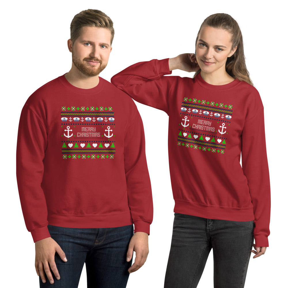 Pontoon Girl - Merry Christmas - Unisex Sweatshirt