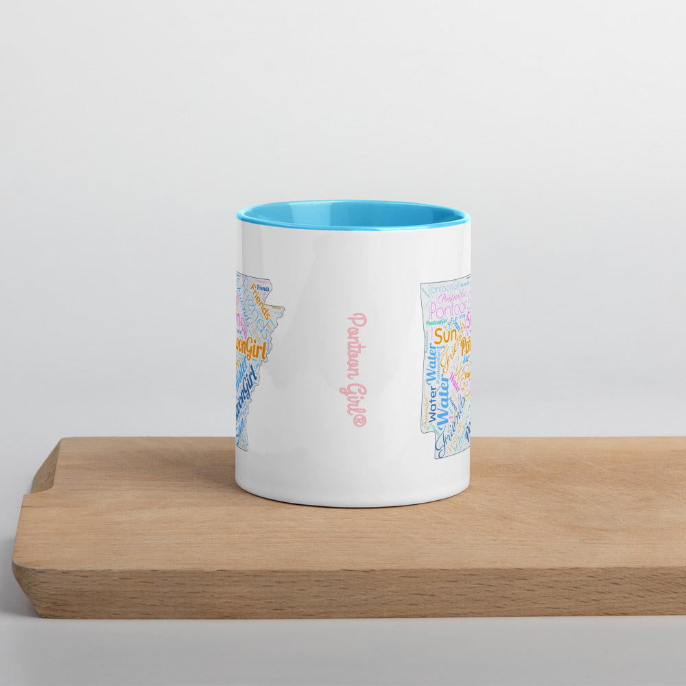 Pontoon Girl® - Arkansas Mug with Color Inside