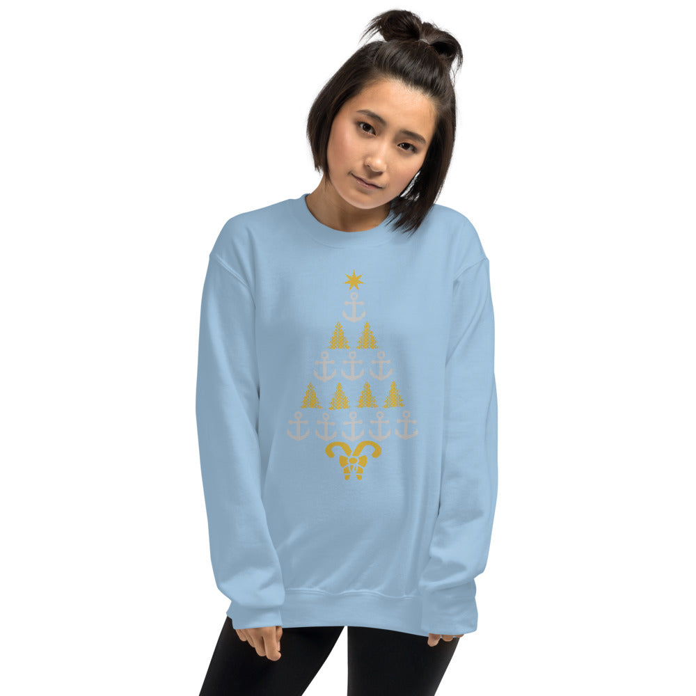 Pontoon Girl - Nautical Tree - Unisex Sweatshirt