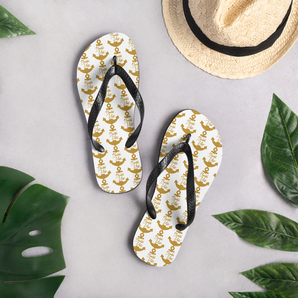 Bride's Mate Flip-Flops - for Nautical Beach Party for Bachelorette