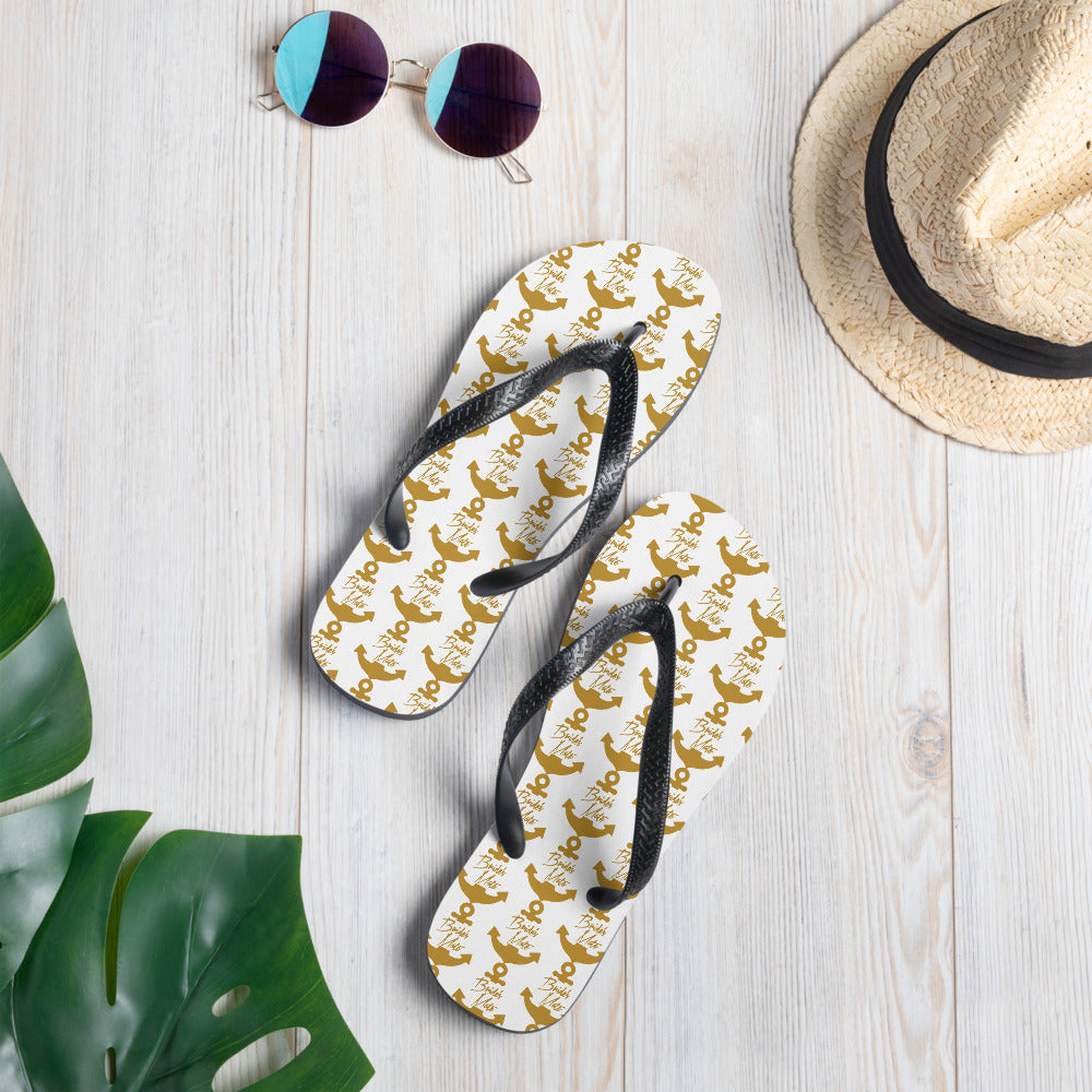 Bride's Mate Flip-Flops - for Nautical Beach Party for Bachelorette