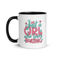 Just a Girl Who Loves Boating - Mug with Color Inside