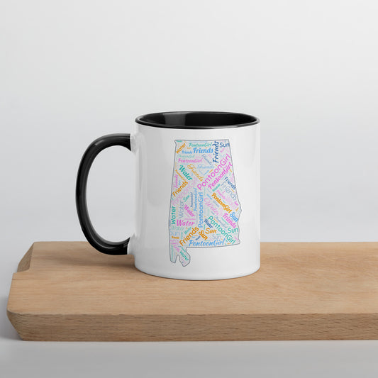 Pontoon Girl® - Alabama Mug with Color Inside