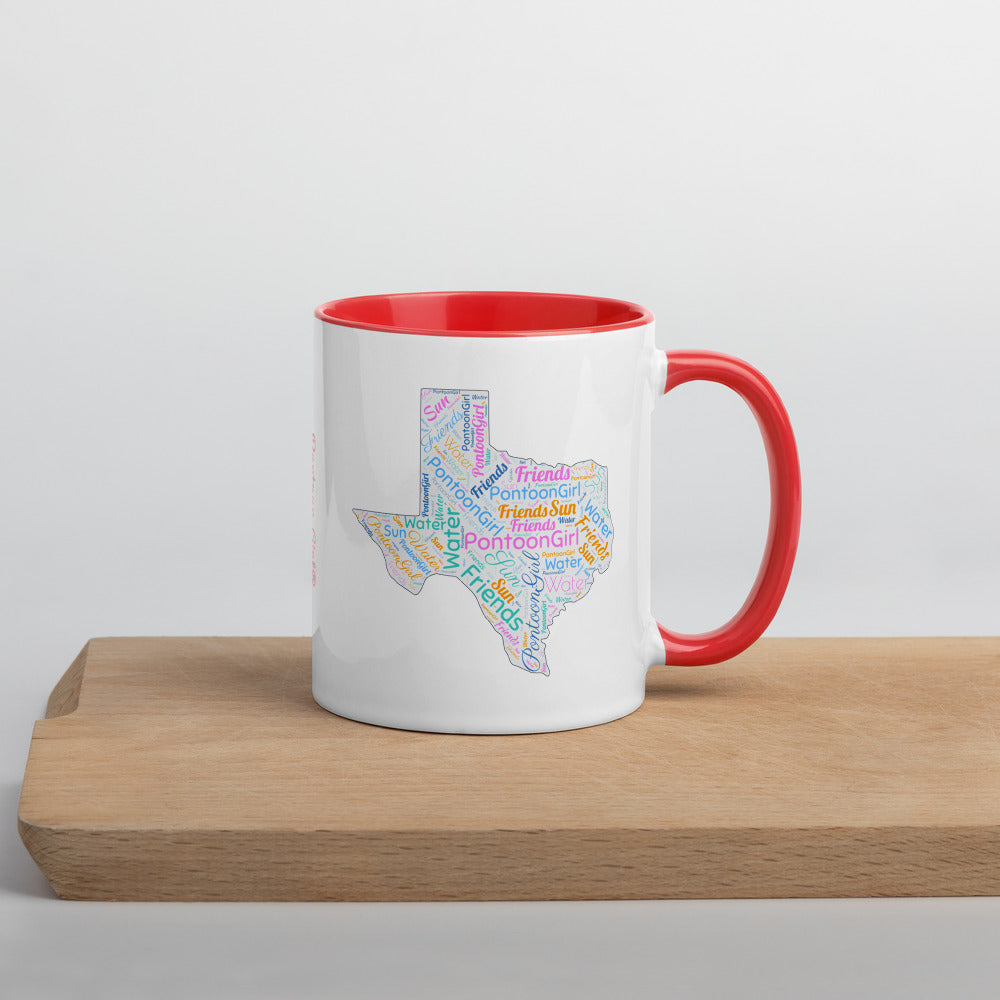 Pontoon Girl® - Texas Mug with Color Inside