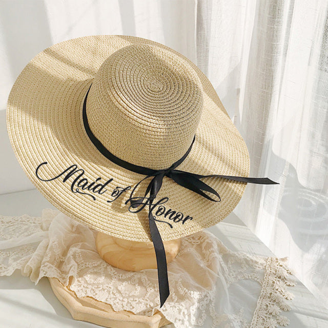 Nautical Deal - Bachelorette Sun Hats - Maid of Honor