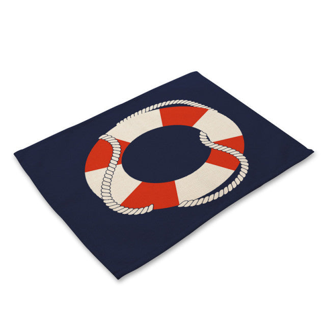 Nautical Deal - Placemat - Life Ring