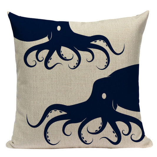Nautical Deal - Pillow Case - Octopus