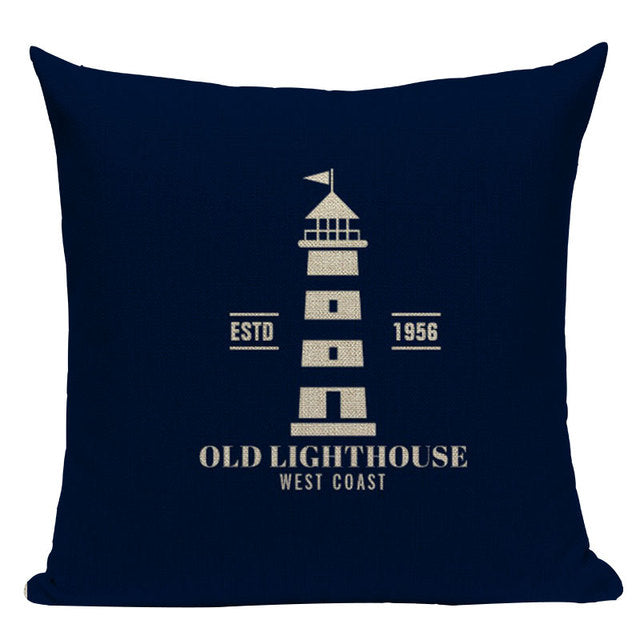 Nautical Deal - Pillow Case - Lighthouse